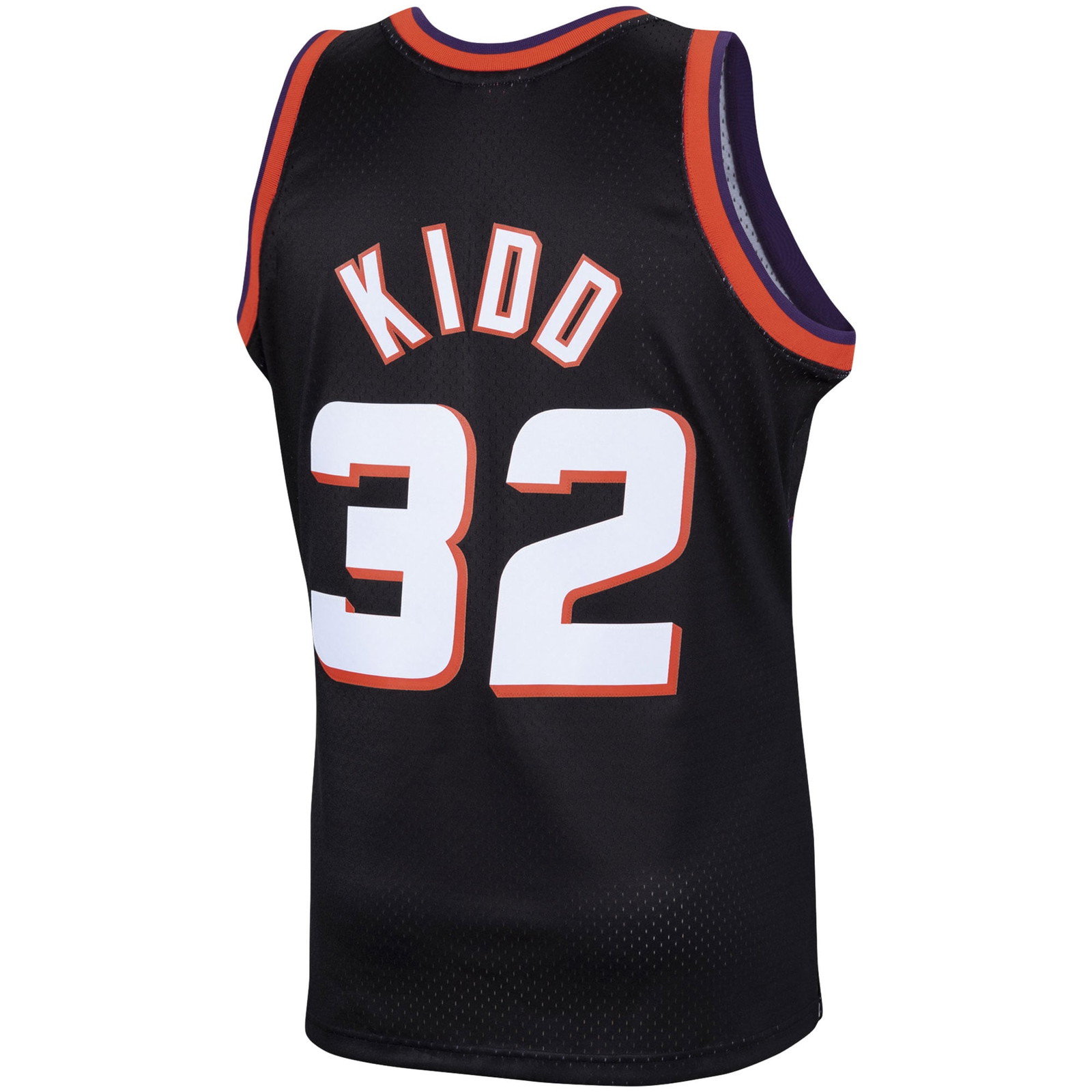 Jason Kidd Phoenix Suns Hardwood Classics Swingman Jersey Black - back view