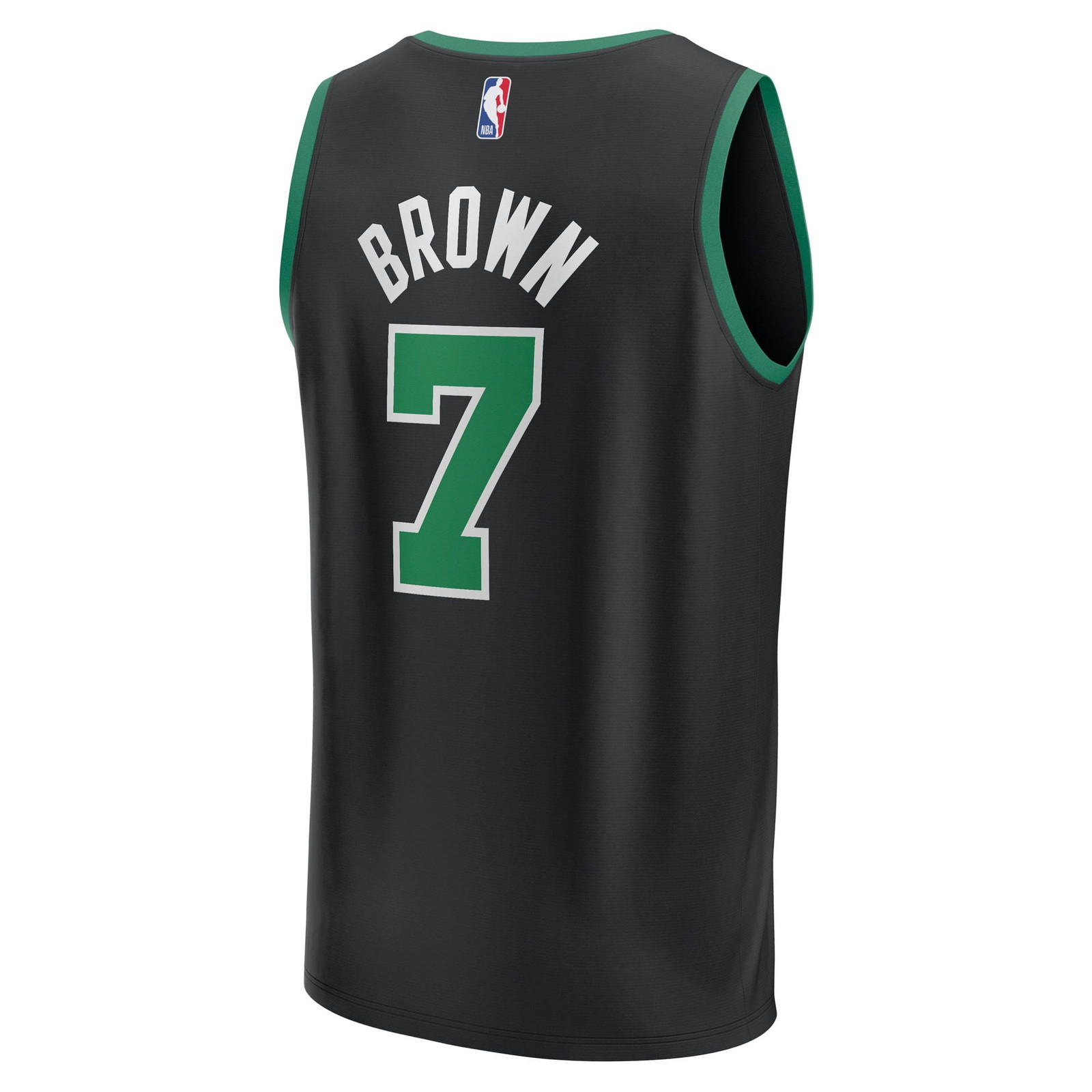 Jaylen Brown Boston Celtics Youth Fast Break Fan Version Player Jersey Statement - back view