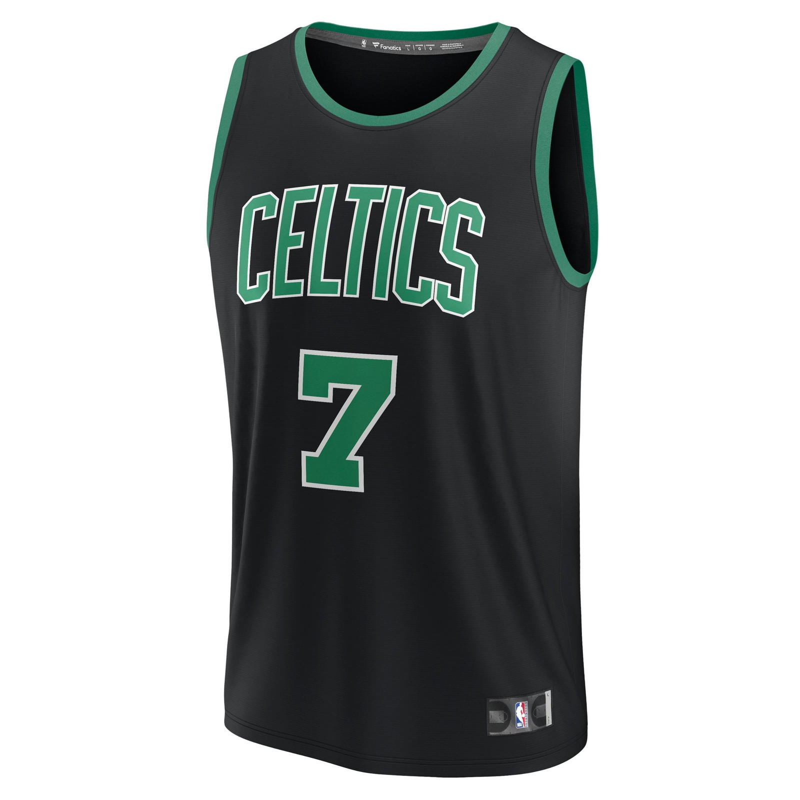 Jaylen Brown Boston Celtics Youth Fast Break Fan Version Player Jersey Statement - front view