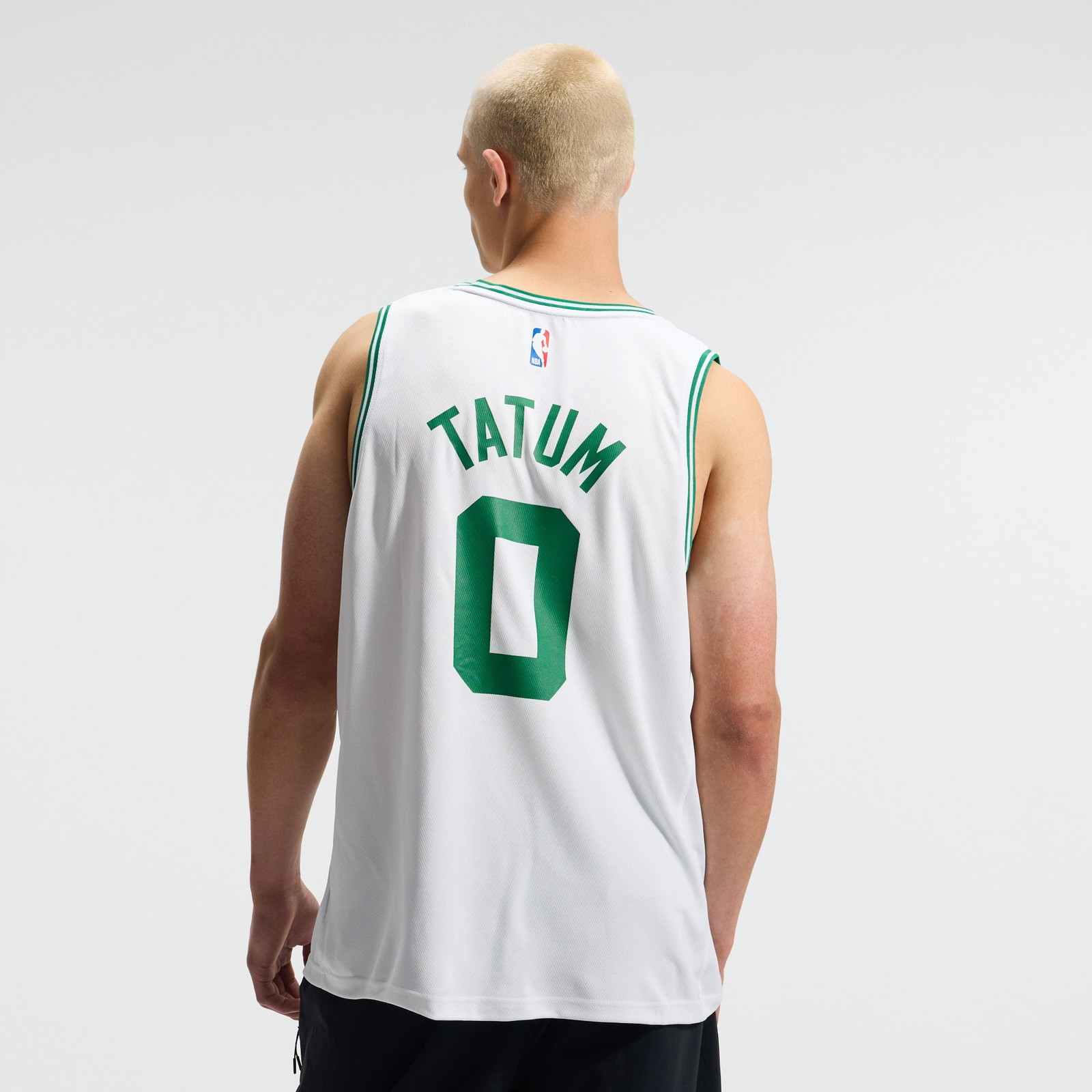Jayson Tatum Boston Celtics Fast Break Fan Version Player Jersey Association Edition - back view