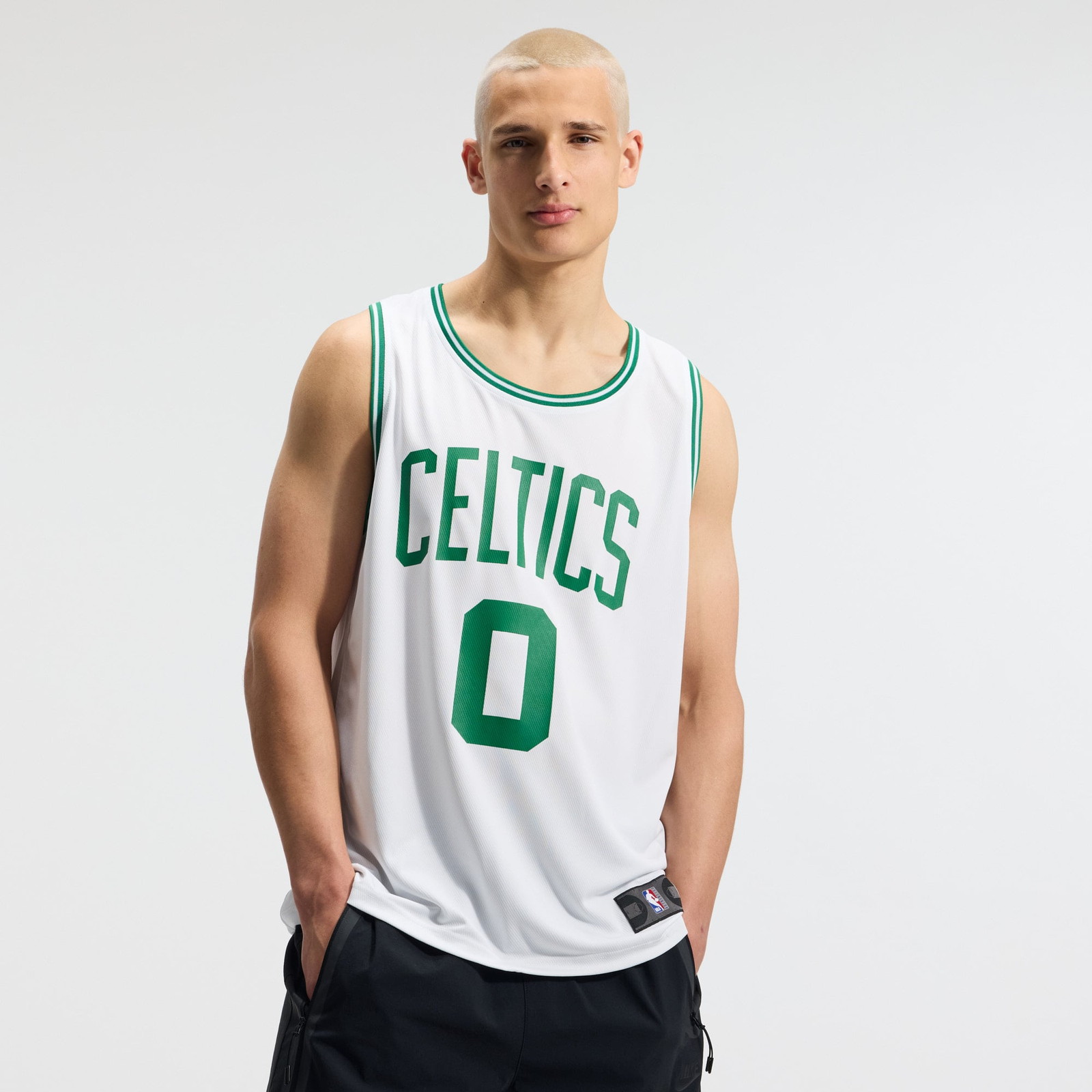 Jayson Tatum Boston Celtics Fast Break Fan Version Player Jersey Association Edition - front view