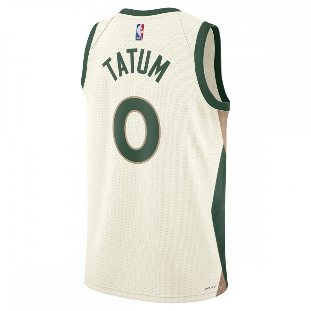 Jayson Tatum Boston Celtics Unisex 2023/24 Swingman Jersey White City Edition - back view