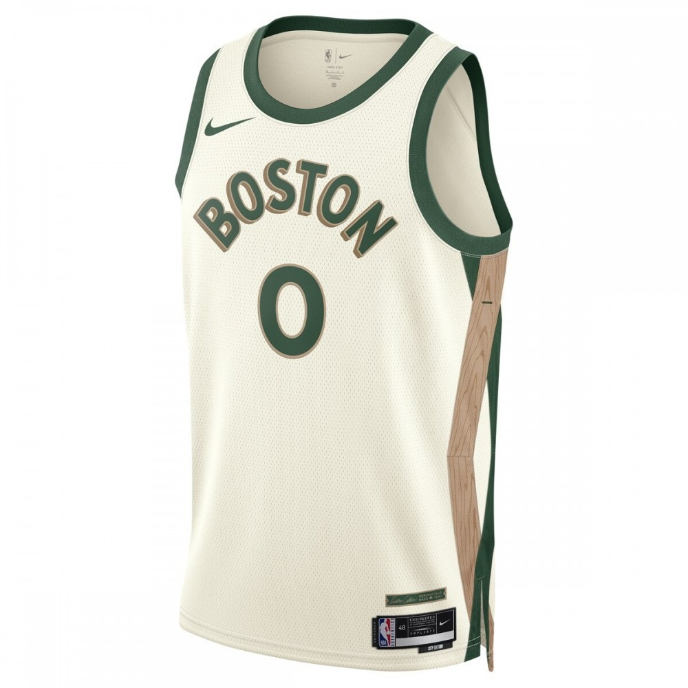 Jayson Tatum Boston Celtics Unisex 2023/24 Swingman Jersey White City Edition - second front view