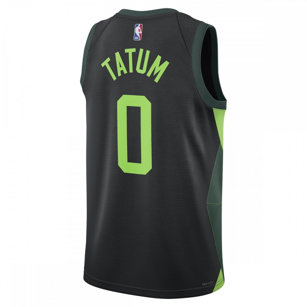 Jayson Tatum Boston Celtics Unisex 2024/25 Swingman Player Jersey City Edition Black - back view