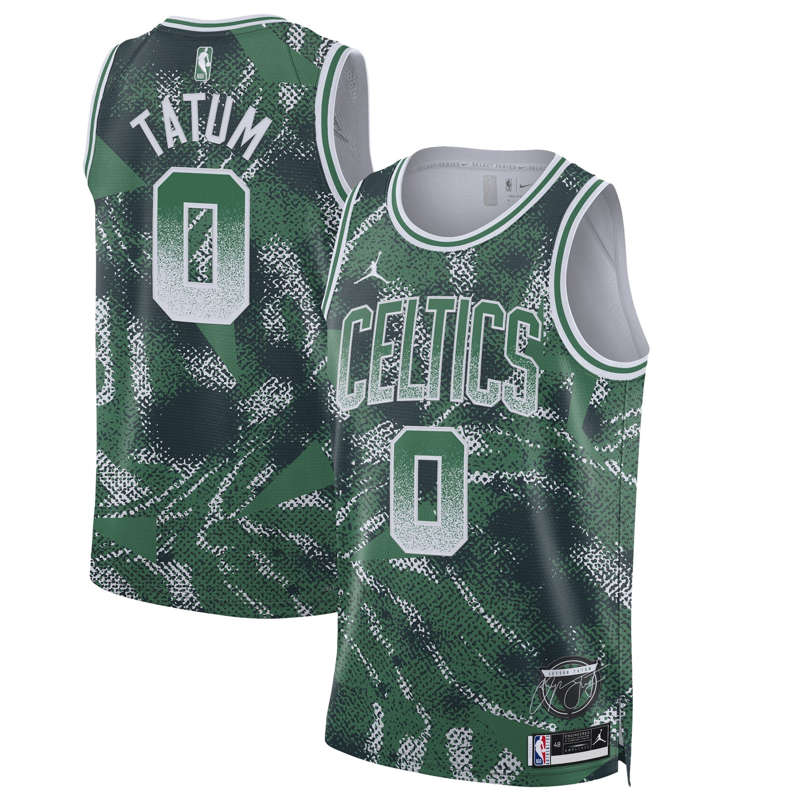Jayson Tatum Boston Celtics Unisex 2025 Select Series Swingman Player Jersey - front and back view