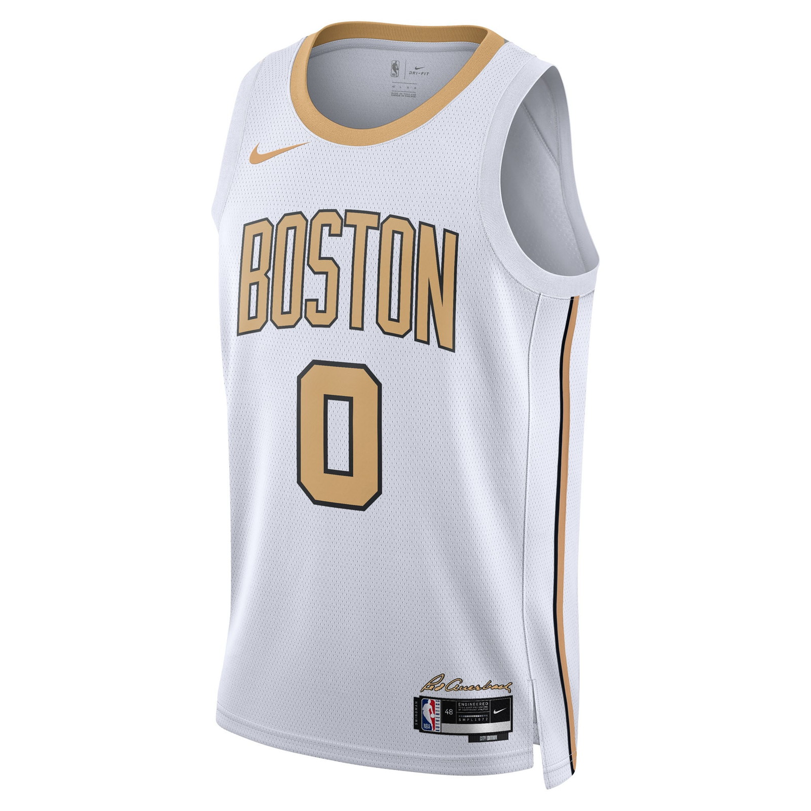 Jayson Tatum Boston Celtics Unisex 2025/26 Swingman Jersey White City Edition - front view