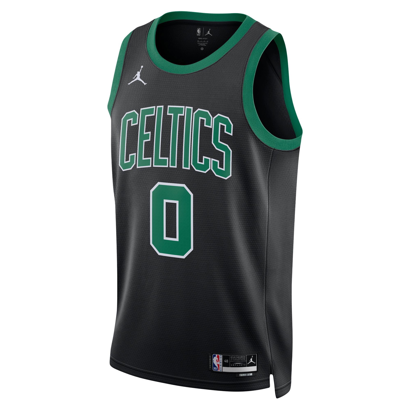 Jayson Tatum Boston Celtics Unisex Swingman Jersey Statement Edition Black - front view