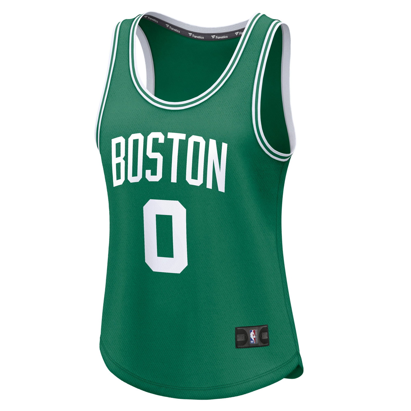 Jayson Tatum Boston Celtics Women's Fast Break Player Jersey Icon Edition Kelly Green - front view