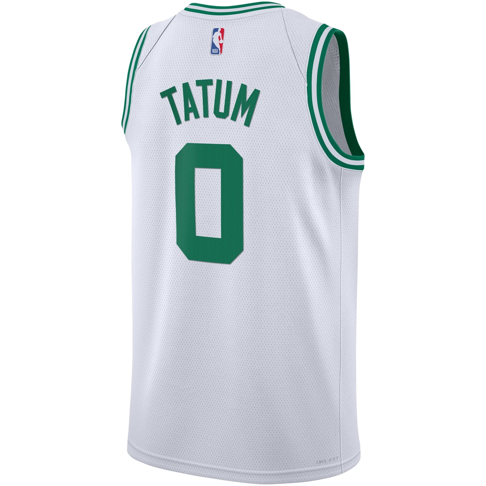 Jayson Tatum Boston Celtics Youth Swingman Jersey Association Edition White - back view