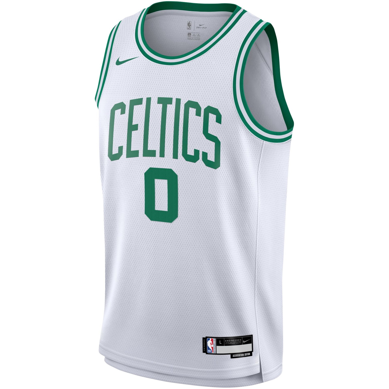 Jayson Tatum Boston Celtics Youth Swingman Jersey Association Edition White - front view