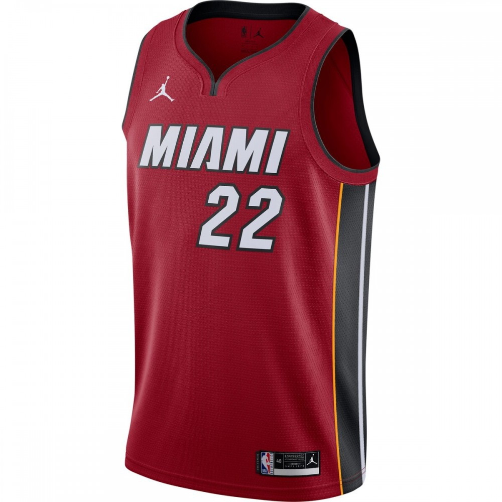 Jimmy Butler Miami Heat 2020/21 Swingman Jersey Statement Edition Red - second front view