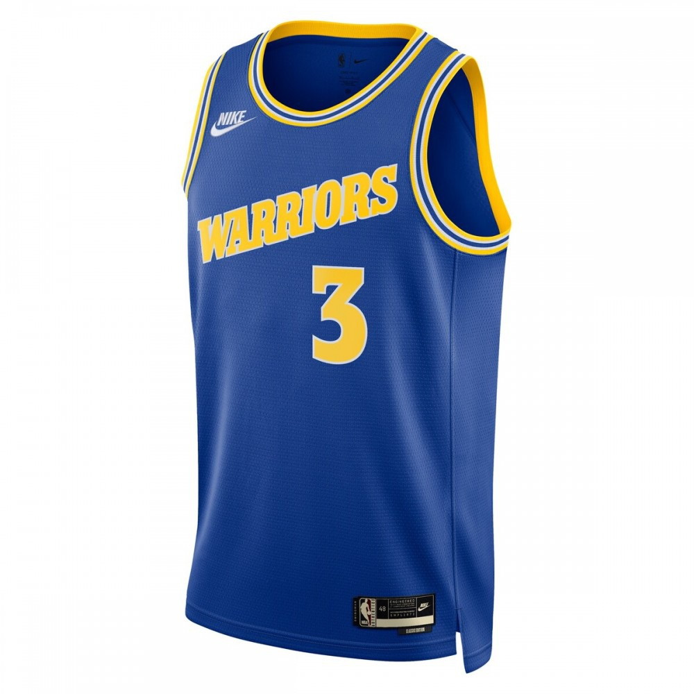 Jordan Poole Golden State Warriors 2022/23 Swingman Jersey Royal Classic Edition - second front view
