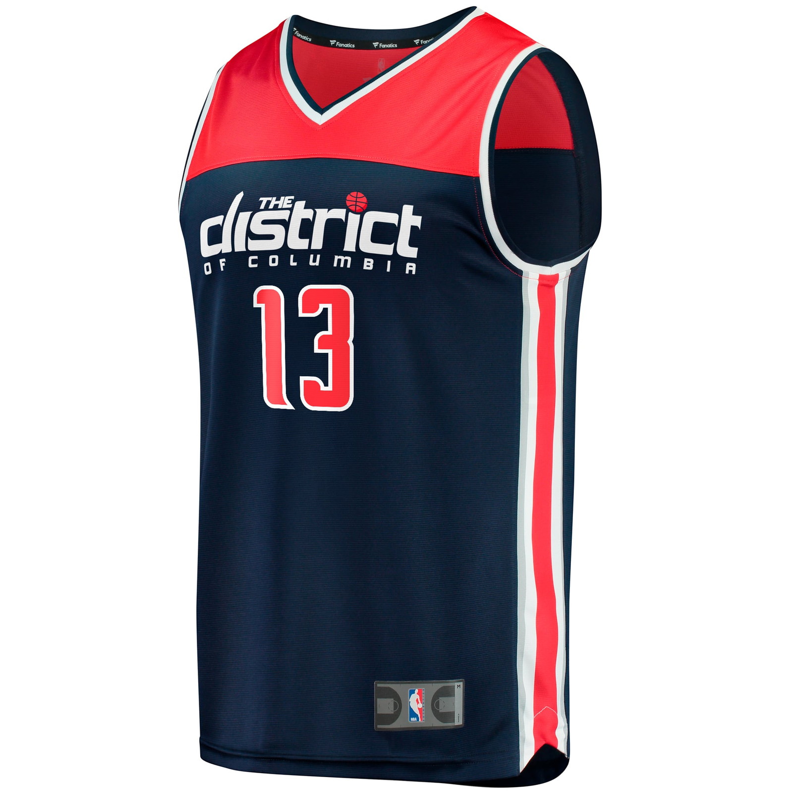 Jordan Poole Washington Wizards Youth Fast Break Player Jersey Statement Edition Navy - front view