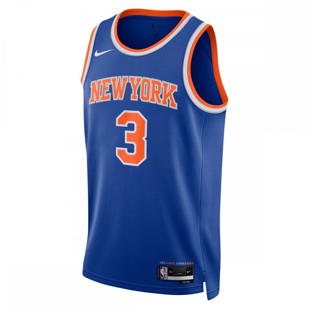 Josh Hart New York Knicks Unisex Swingman Jersey Icon Edition Blue - second front view