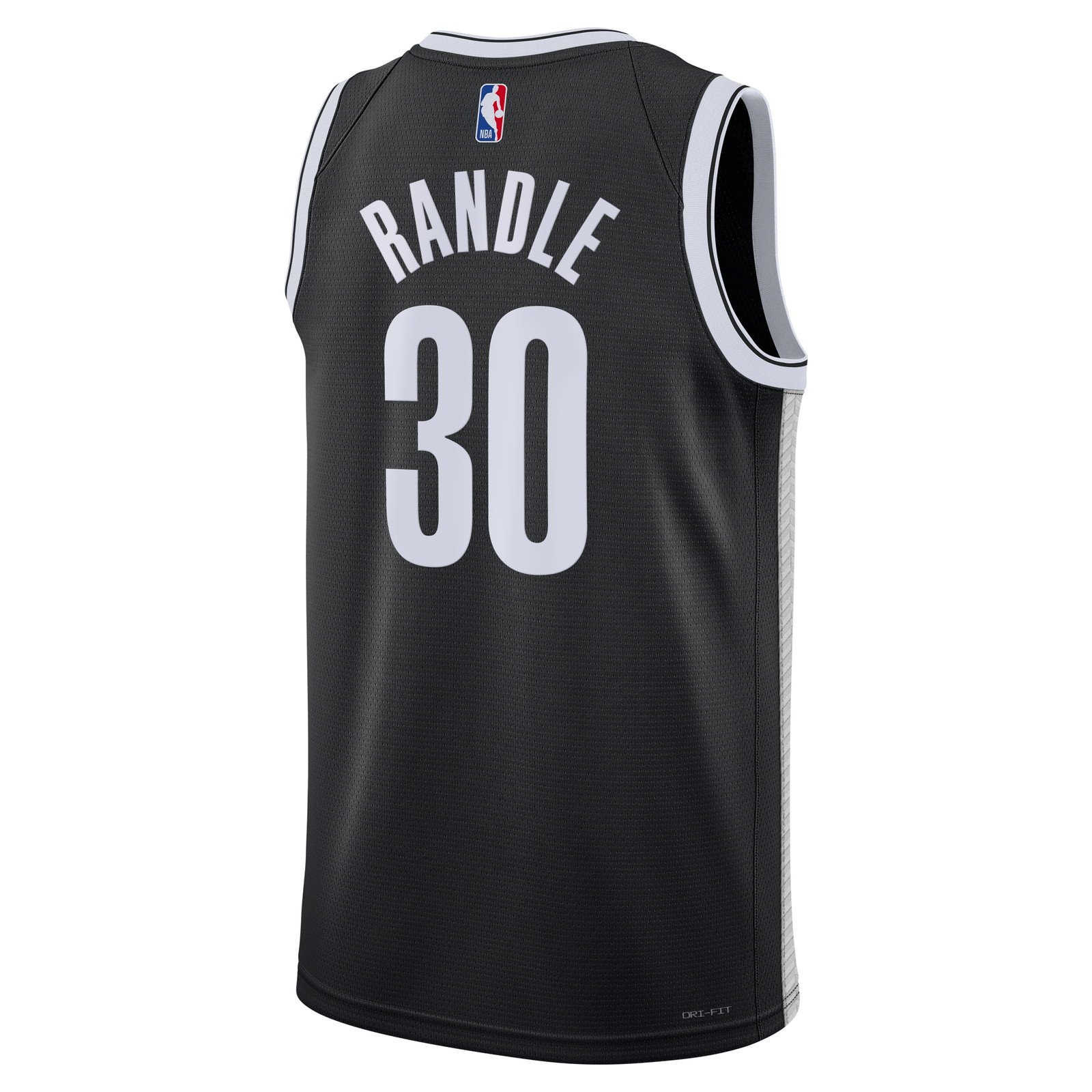 Julius Randle Brooklyn Nets Unisex Swingman Jersey Icon Edition Black - back view