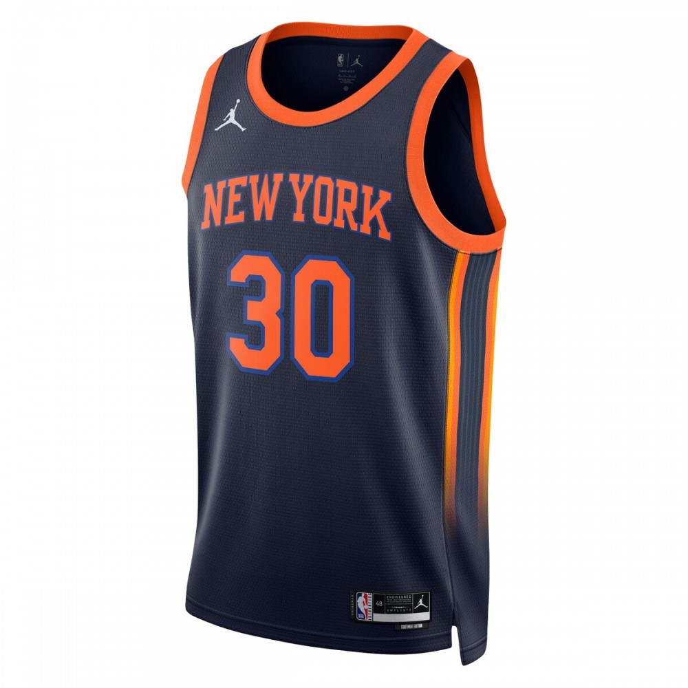 Julius Randle New York Knicks 2022/23 Statement Edition Swingman Jersey Navy - second front view
