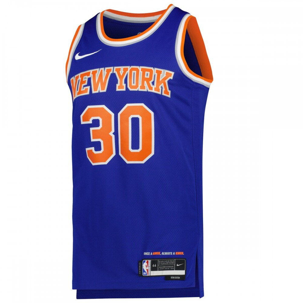 Julius Randle New York Knicks Unisex 2022/23 Swingman Jersey Icon Edition Blue - second front view