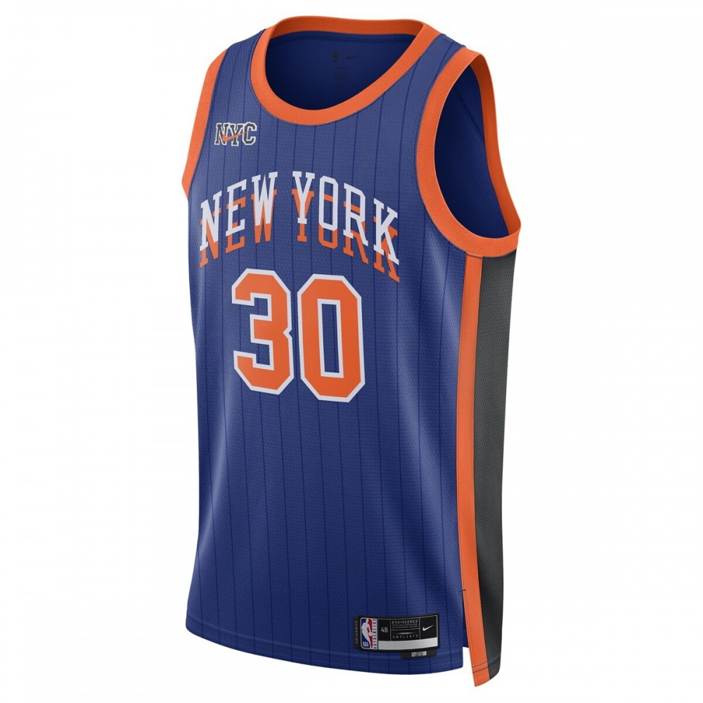 Julius Randle New York Knicks Unisex 2023/24 Swingman Jersey Blue City Edition - second front view