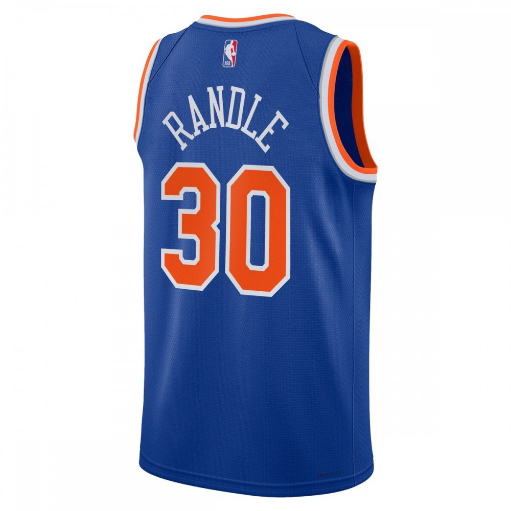 Julius Randle New York Knicks Youth 2021/22 Swingman Jersey Icon Edition Blue - back view