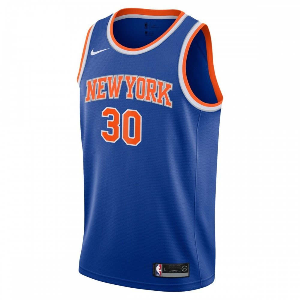 Julius Randle New York Knicks Youth 2021/22 Swingman Jersey Icon Edition Blue - second front view