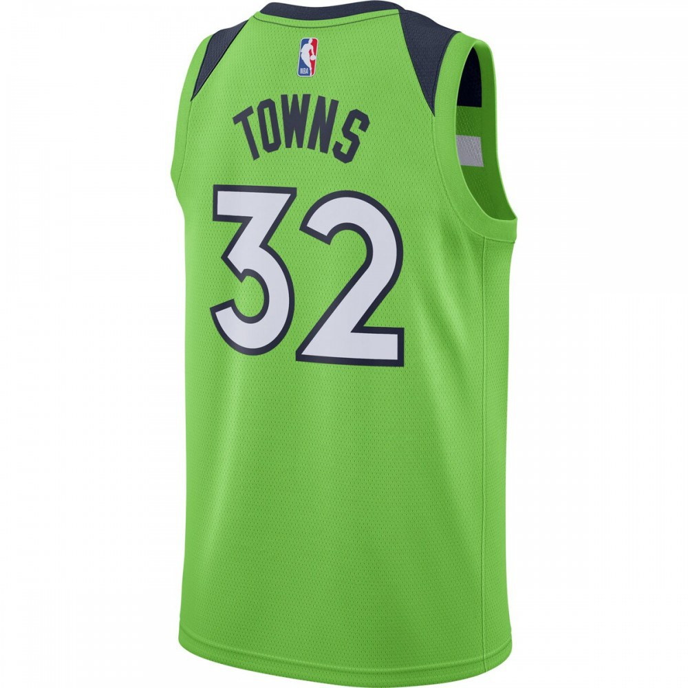 Karl-Anthony Towns Minnesota Timberwolves 2020/21 Swingman Jersey Statement Edition - back view
