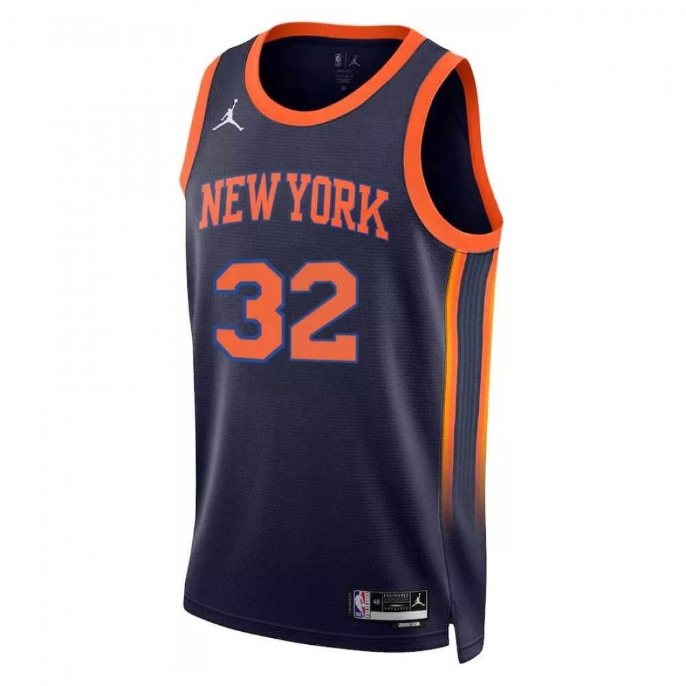 Karl-Anthony Towns New York Knicks 2022/23 Swingman Jersey Statement Edition - second front view
