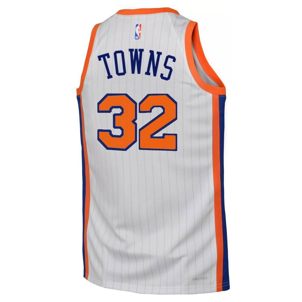 Karl-Anthony Towns New York Knicks Unisex 2024/25 Swingman Player Jersey City Edition - back view