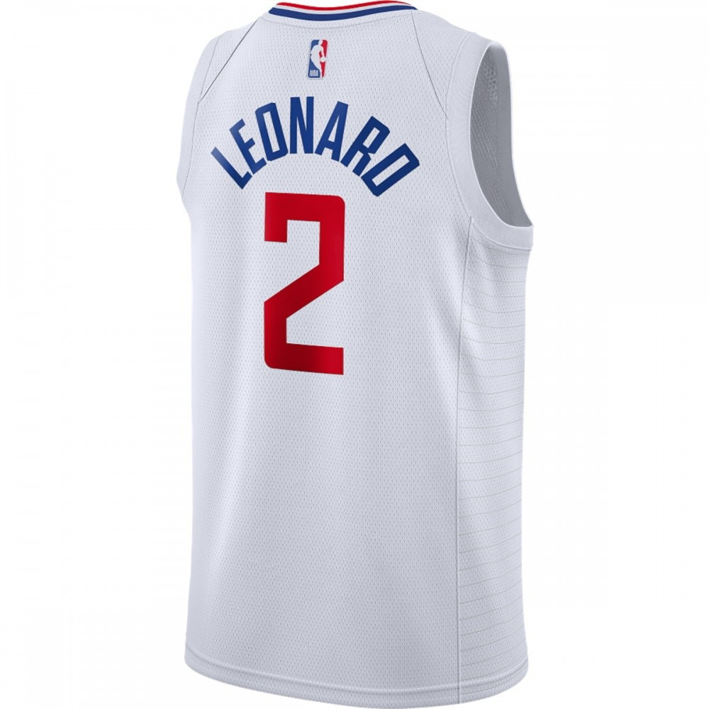 Kawhi Leonard LA Clippers 2019/2020 Swingman Jersey Association Edition White - back view