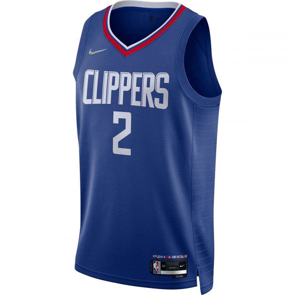 Kawhi Leonard LA Clippers 2021/22 Diamond Swingman Jersey Icon Edition Royal - second front view