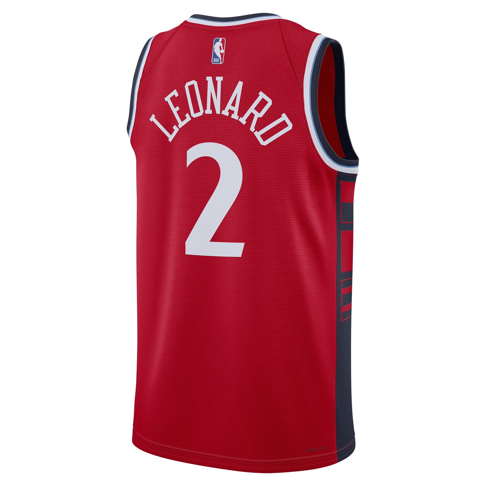 Kawhi Leonard LA Clippers Unisex 2024/25 Swingman Jersey Statement Edition Red - back view
