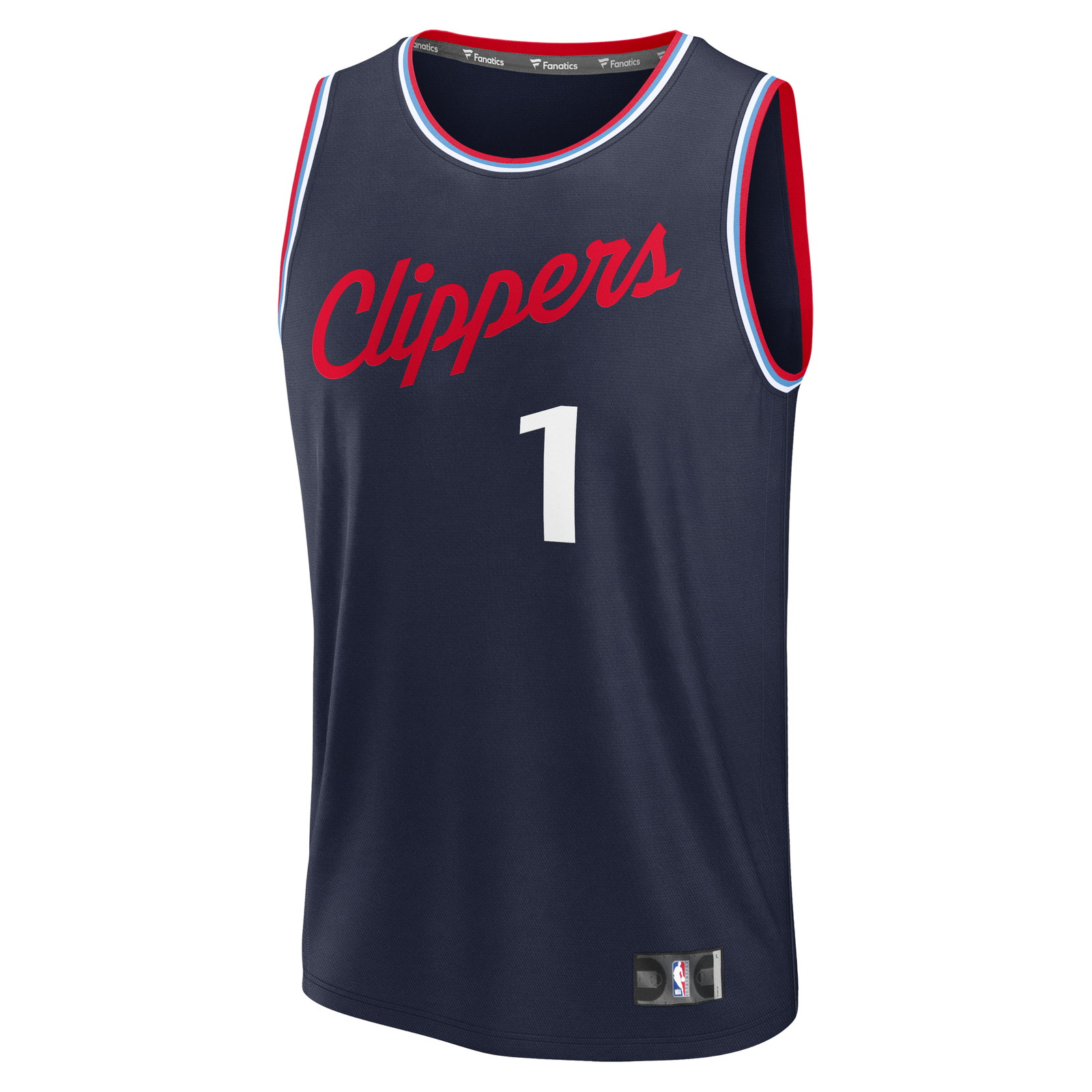 Keaton Wagler LA Clippers 2026 NBA Draft First Round Pick Fast Break Jersey Icon - front view