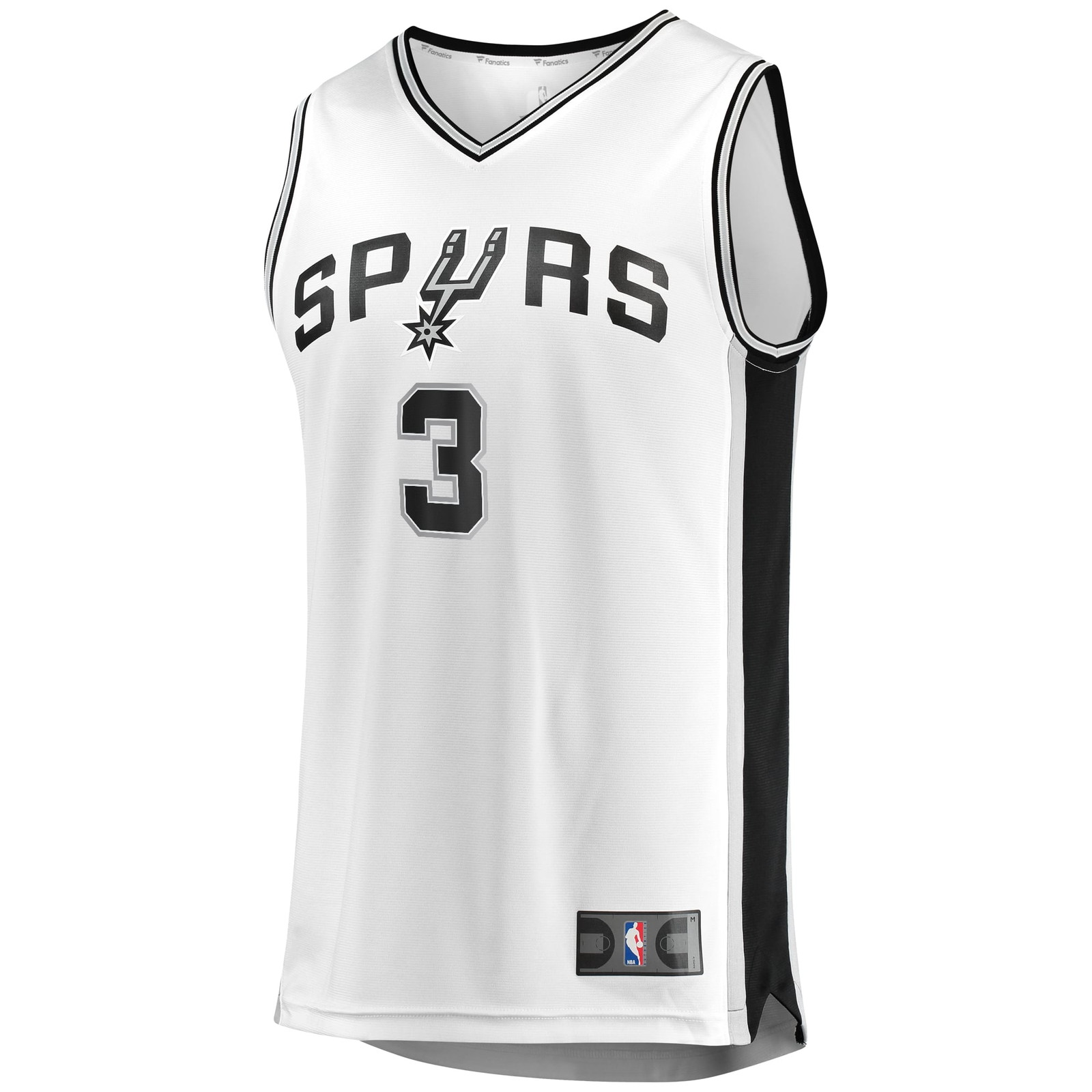 Keldon Johnson San Antonio Spurs Fast Break Association Jersey White - front view