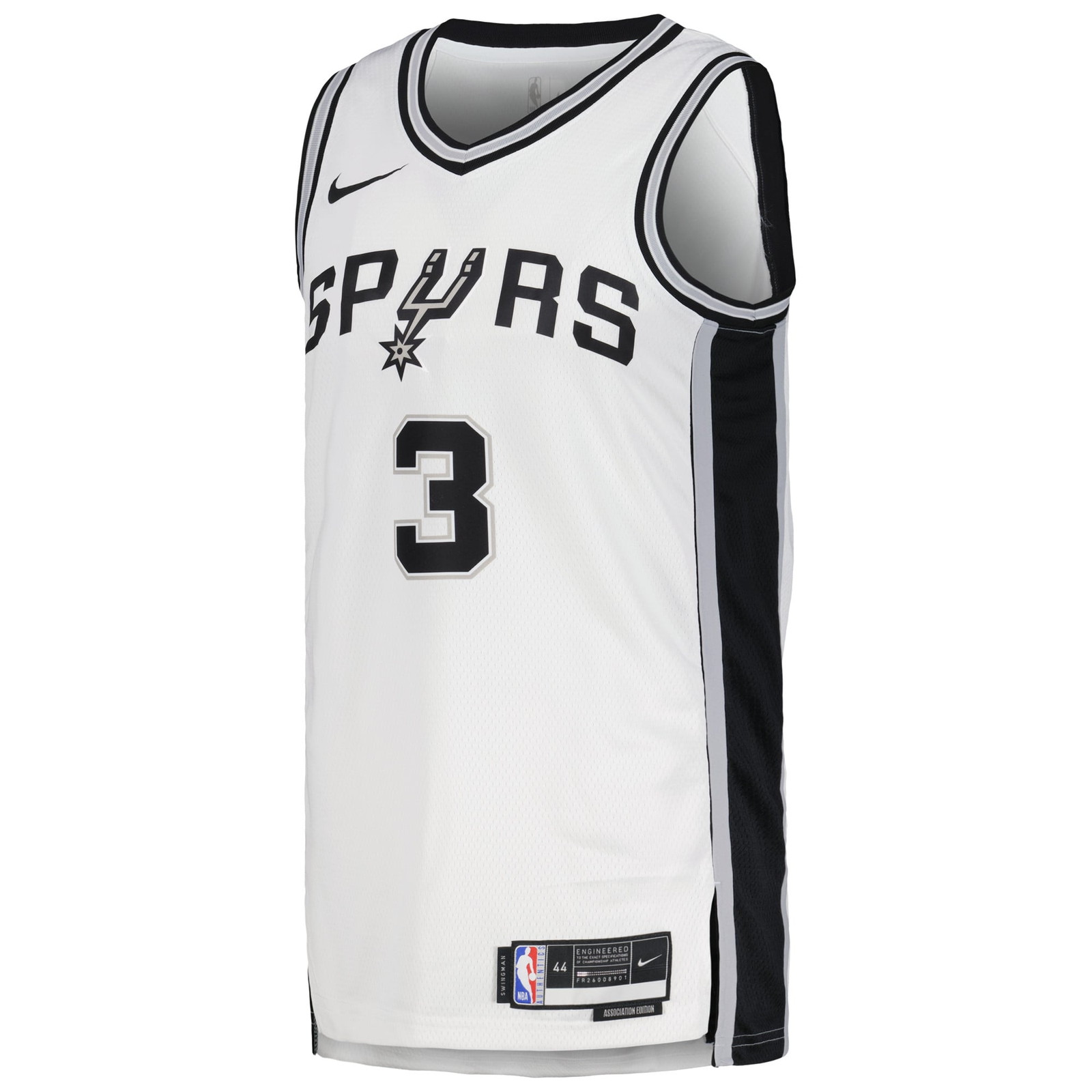 Keldon Johnson San Antonio Spurs Unisex Swingman Jersey Association Edition White - front view