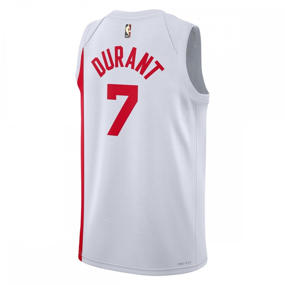Kevin Durant Brooklyn Nets Swingman Jersey Classic Edition White - back view