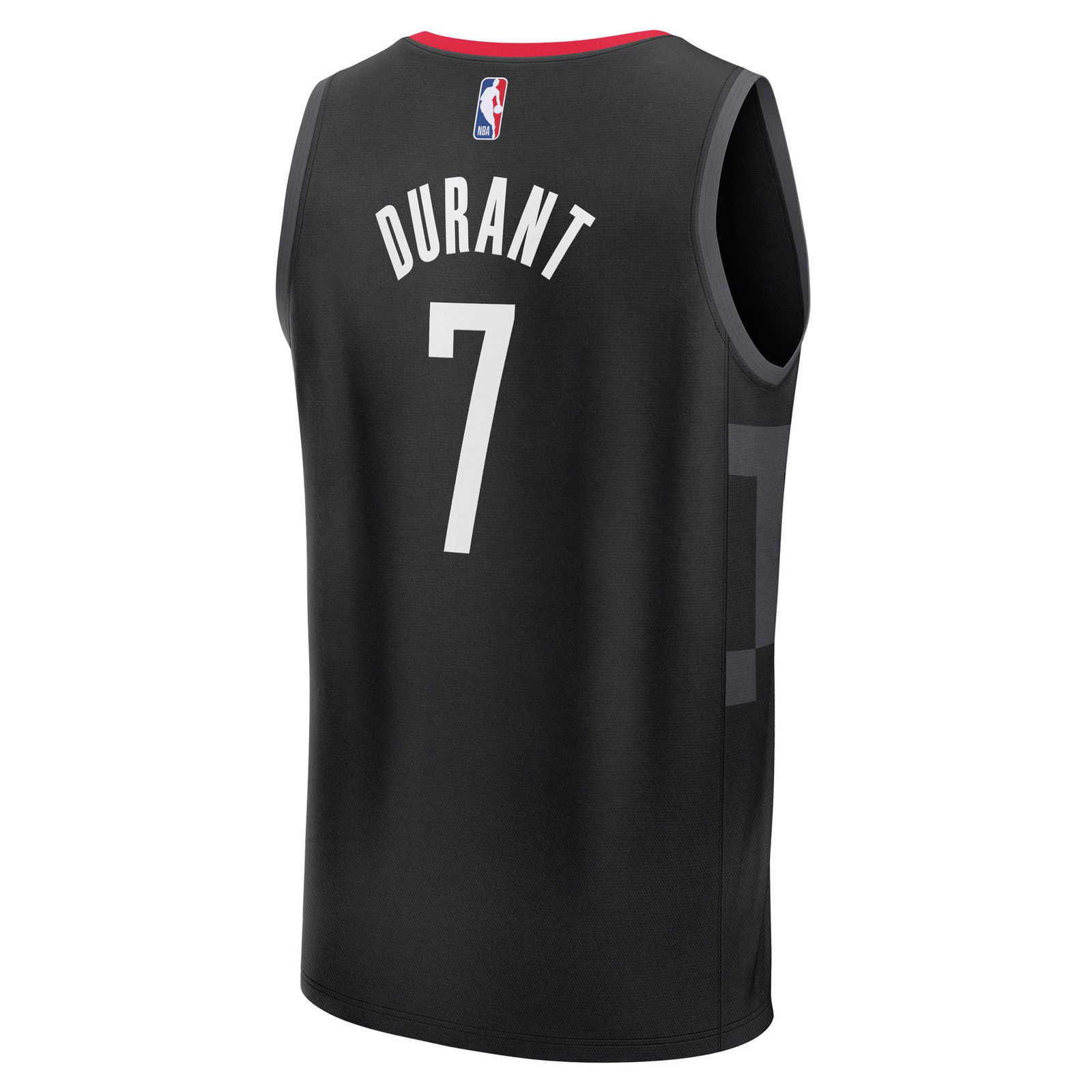 Kevin Durant Houston Rockets Fast Break Fan Version Player Jersey Statement Edition - back view