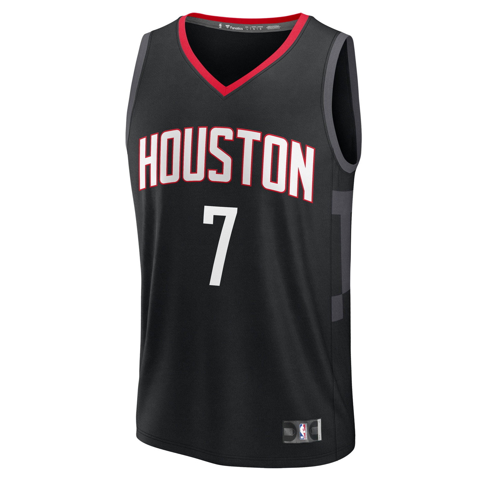 Kevin Durant Houston Rockets Fast Break Fan Version Player Jersey Statement Edition - front view