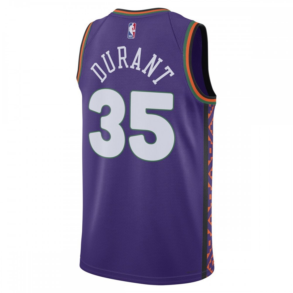 Kevin Durant Phoenix Suns Unisex 2024/25 Swingman Player Jersey City Edition Purple - back view