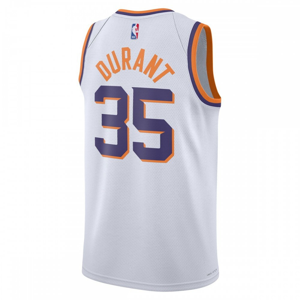 Kevin Durant Phoenix Suns Unisex Swingman Jersey Association Edition White - back view