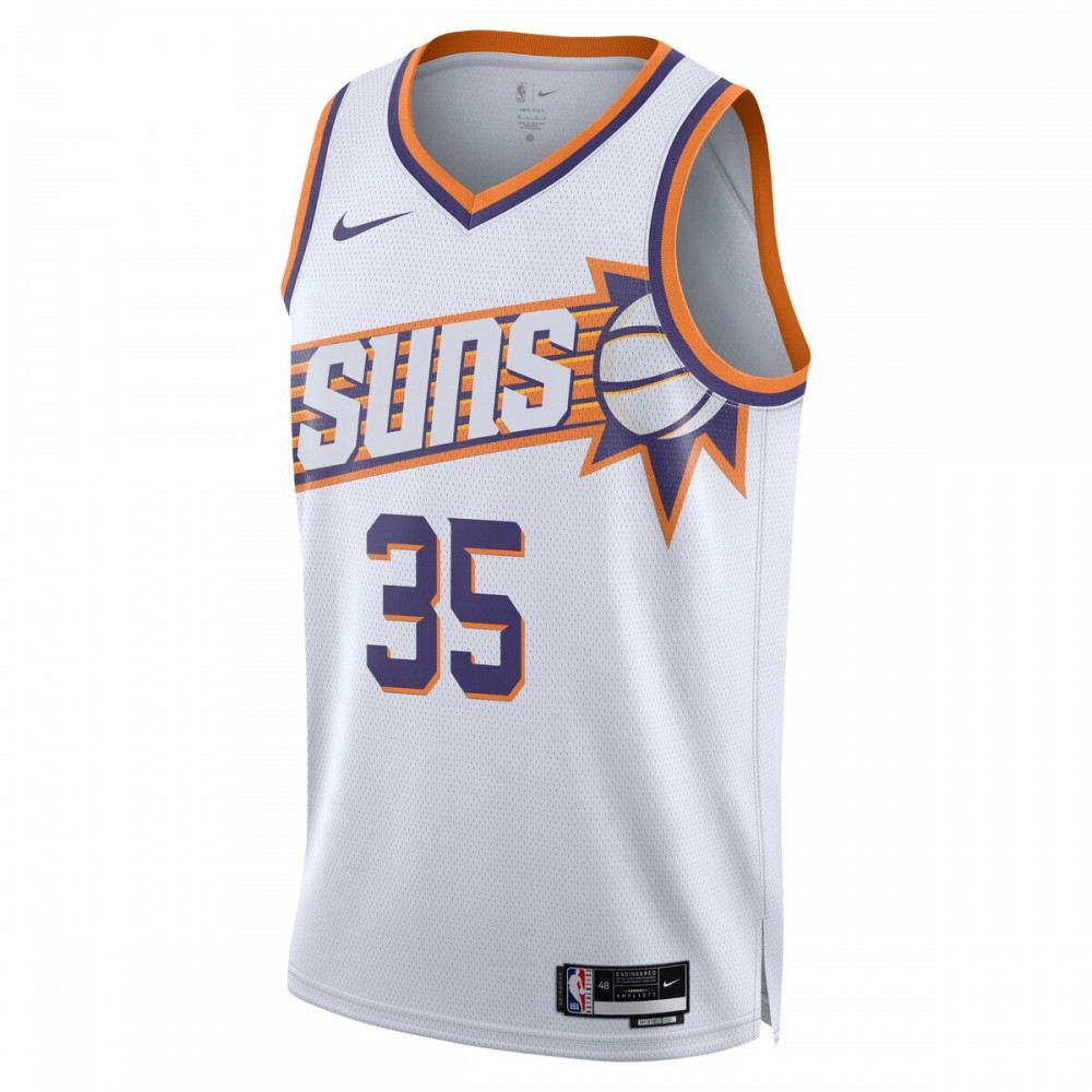 Kevin Durant Phoenix Suns Unisex Swingman Jersey Association Edition White - second front view
