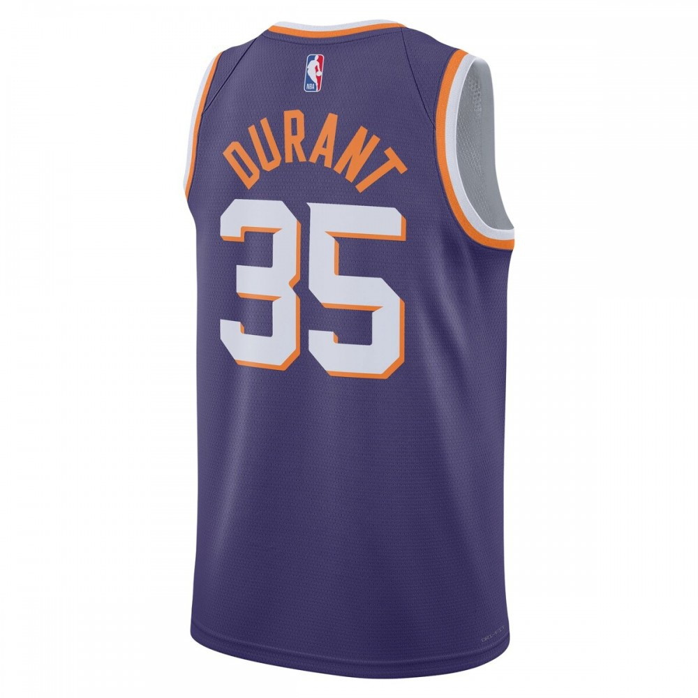 Kevin Durant Phoenix Suns Unisex Swingman Jersey Icon Edition Purple - back view