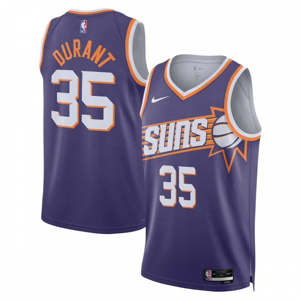 Kevin Durant Phoenix Suns Unisex Swingman Jersey Icon Edition Purple - front view
