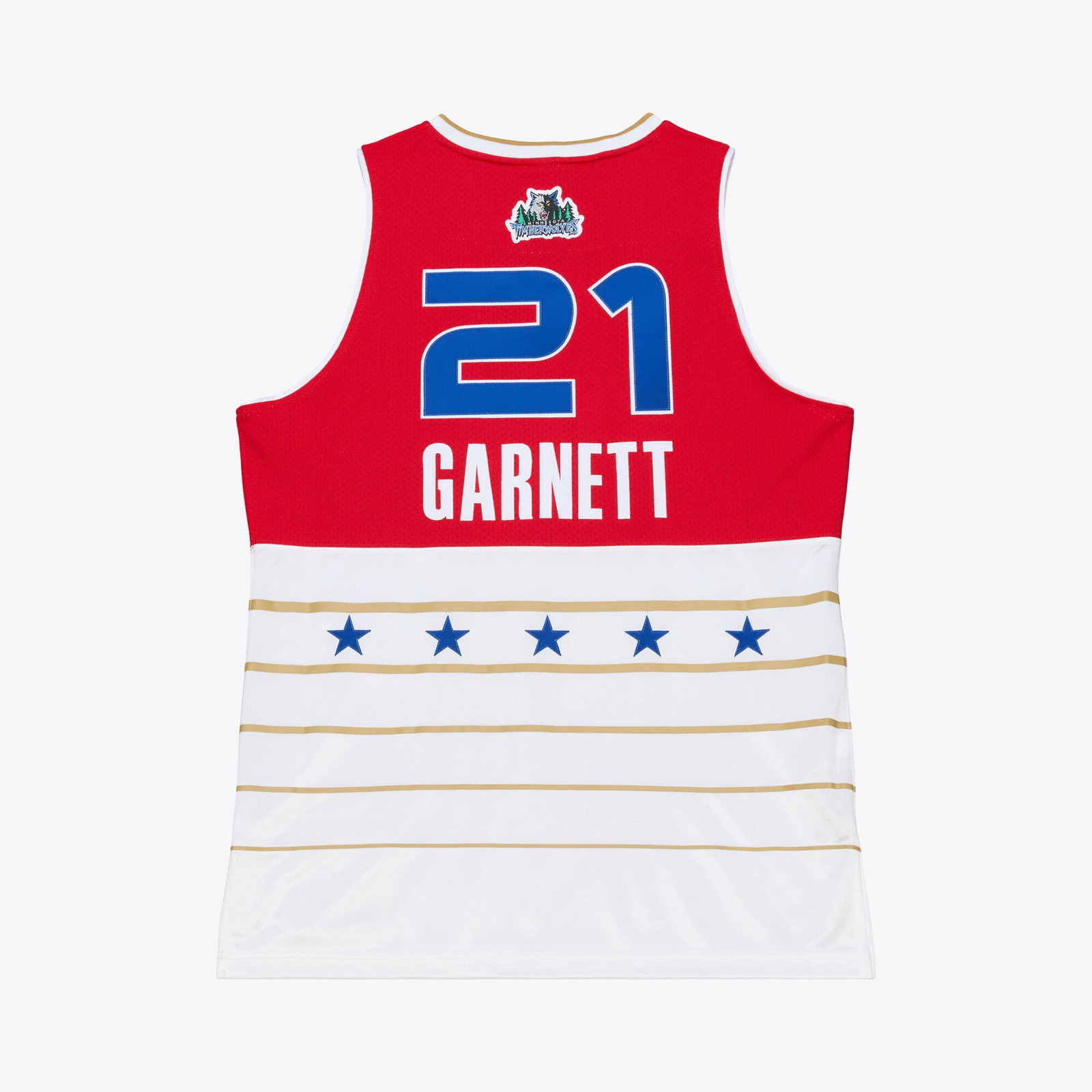 Kevin Garnett 2006 NBA All-Star Game Pro Cut Jersey Red/White - front view