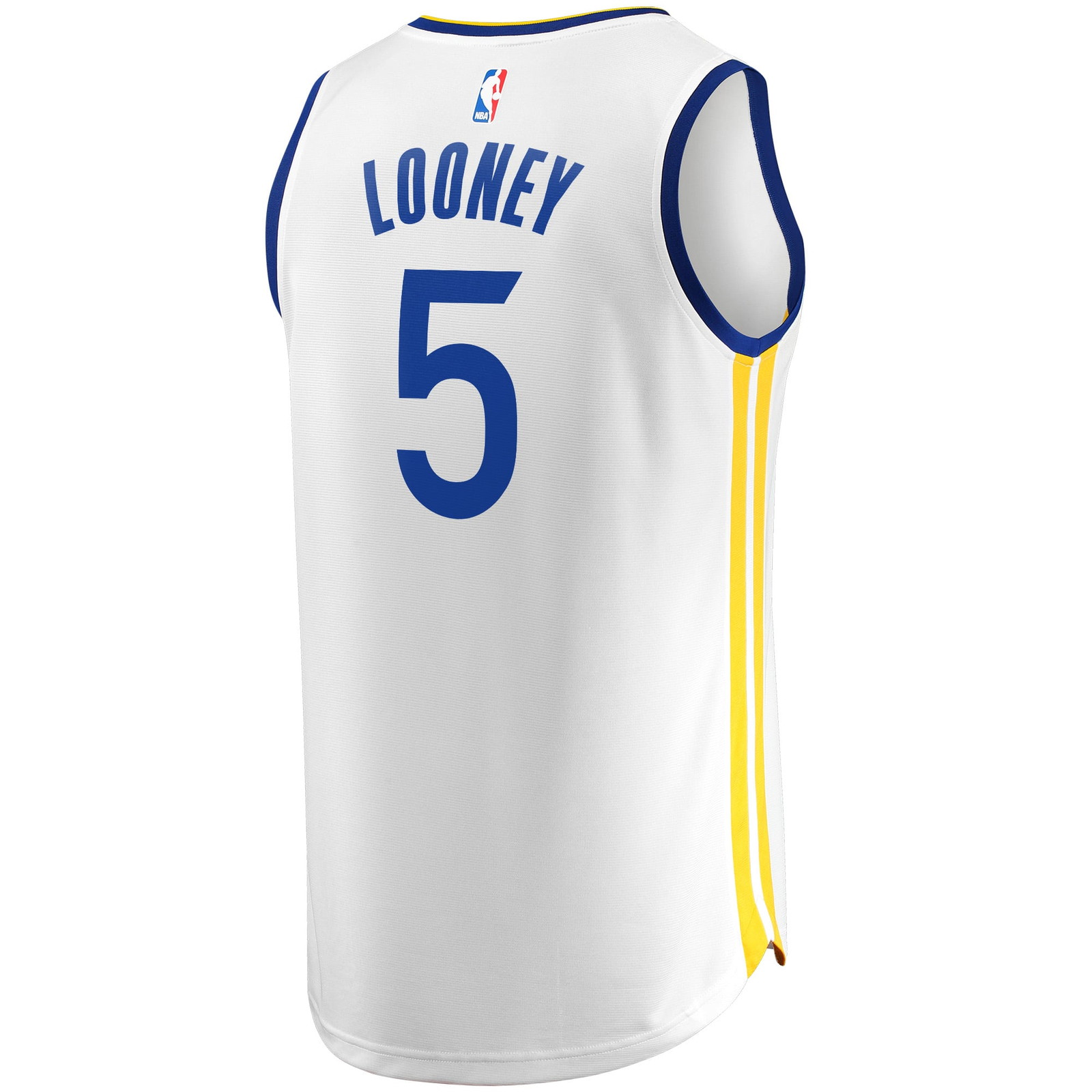Kevon Looney Golden State Warriors Fast Break Player Fan Version Jersey Association - back view