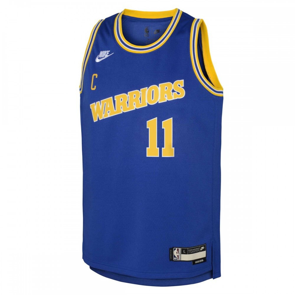 Klay Thompson Golden State Warriors Youth 2022/23 Swingman Jersey Royal Classic - second front view