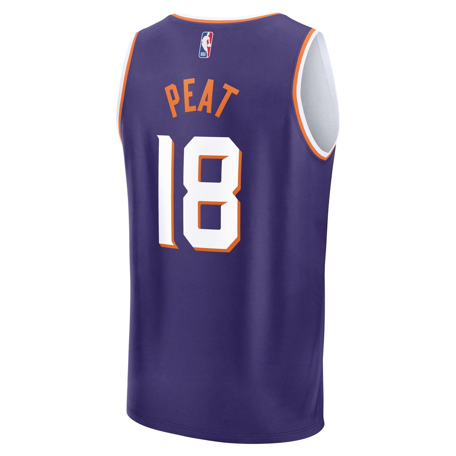 Koa Peat Phoenix Suns Fast Break Jersey Purple Icon Edition - back view