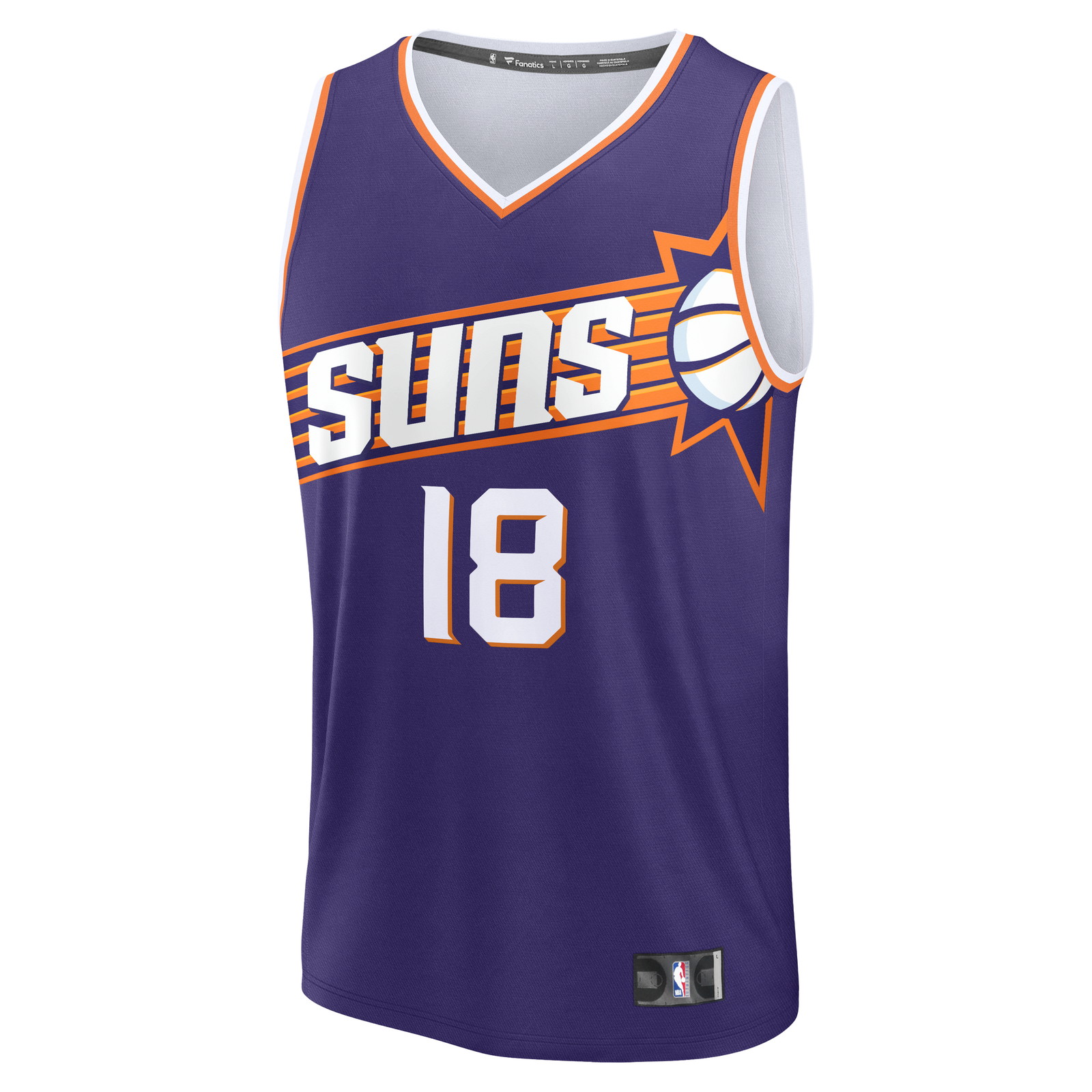 Koa Peat Phoenix Suns Fast Break Jersey Purple Icon Edition - front view