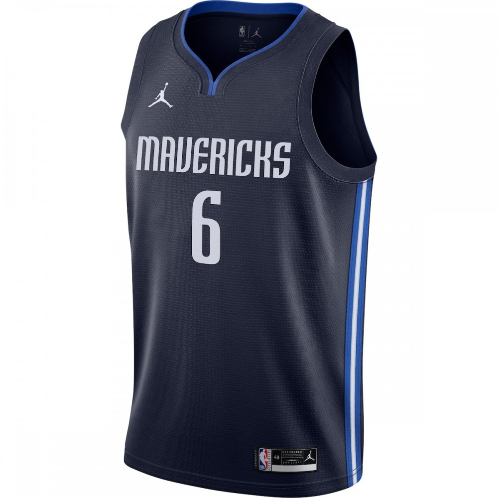 Kristaps Porzingis Dallas Mavericks 2020/21 Swingman Jersey Statement Edition - second front view