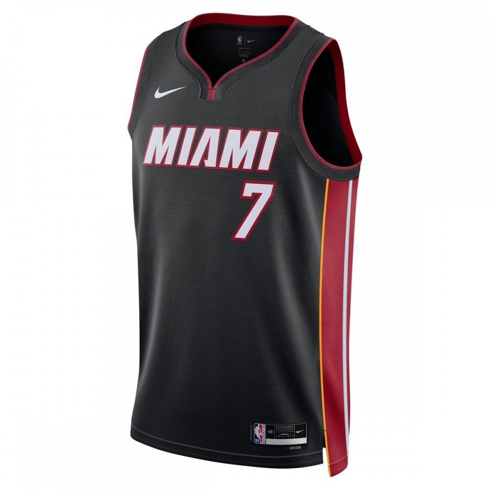 Kyle Lowry Miami Heat Unisex 2022/23 Swingman Jersey Icon Edition Black - second front view