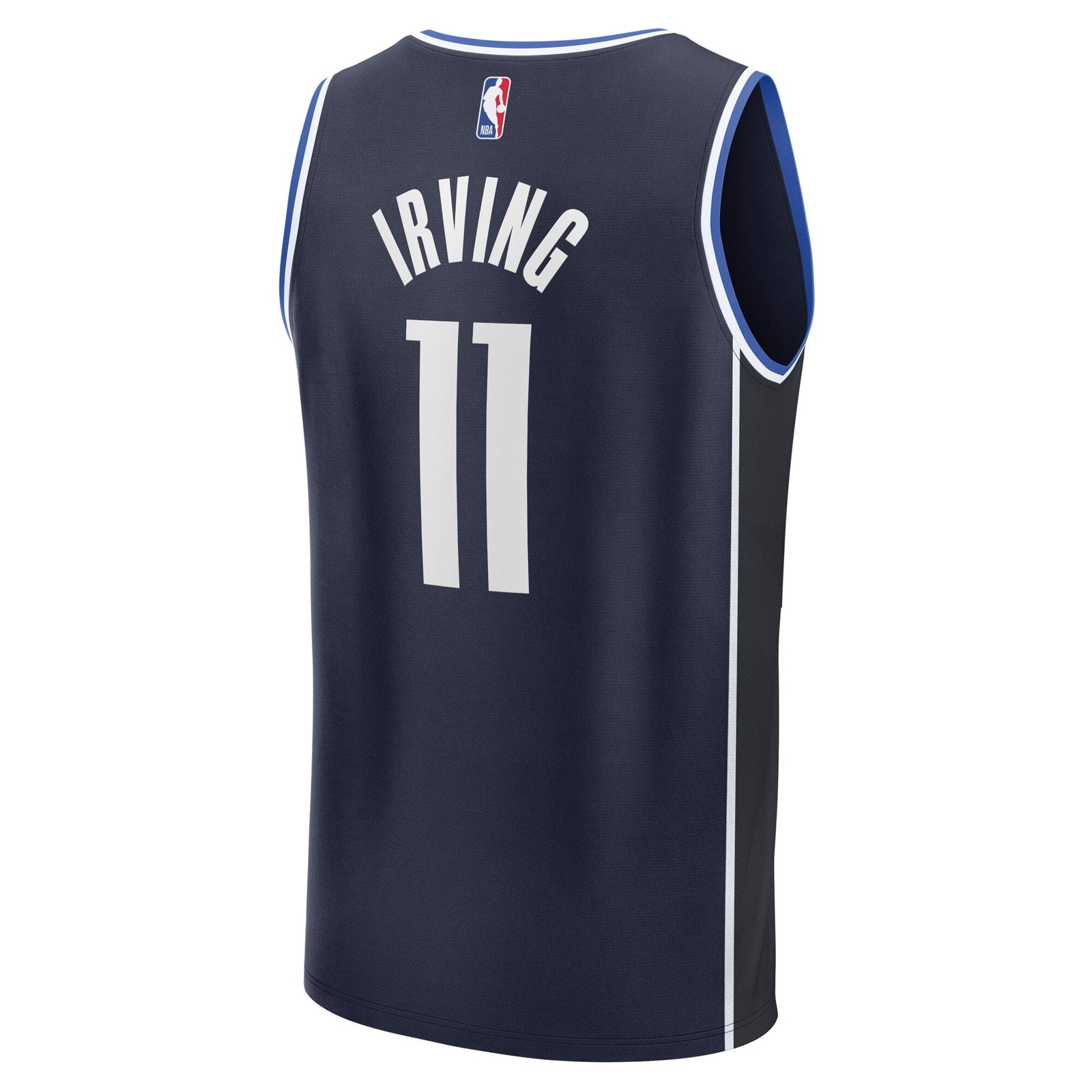 Kyrie Irving Dallas Mavericks Fast Break Fan Version Player Jersey Statement Edition - back view