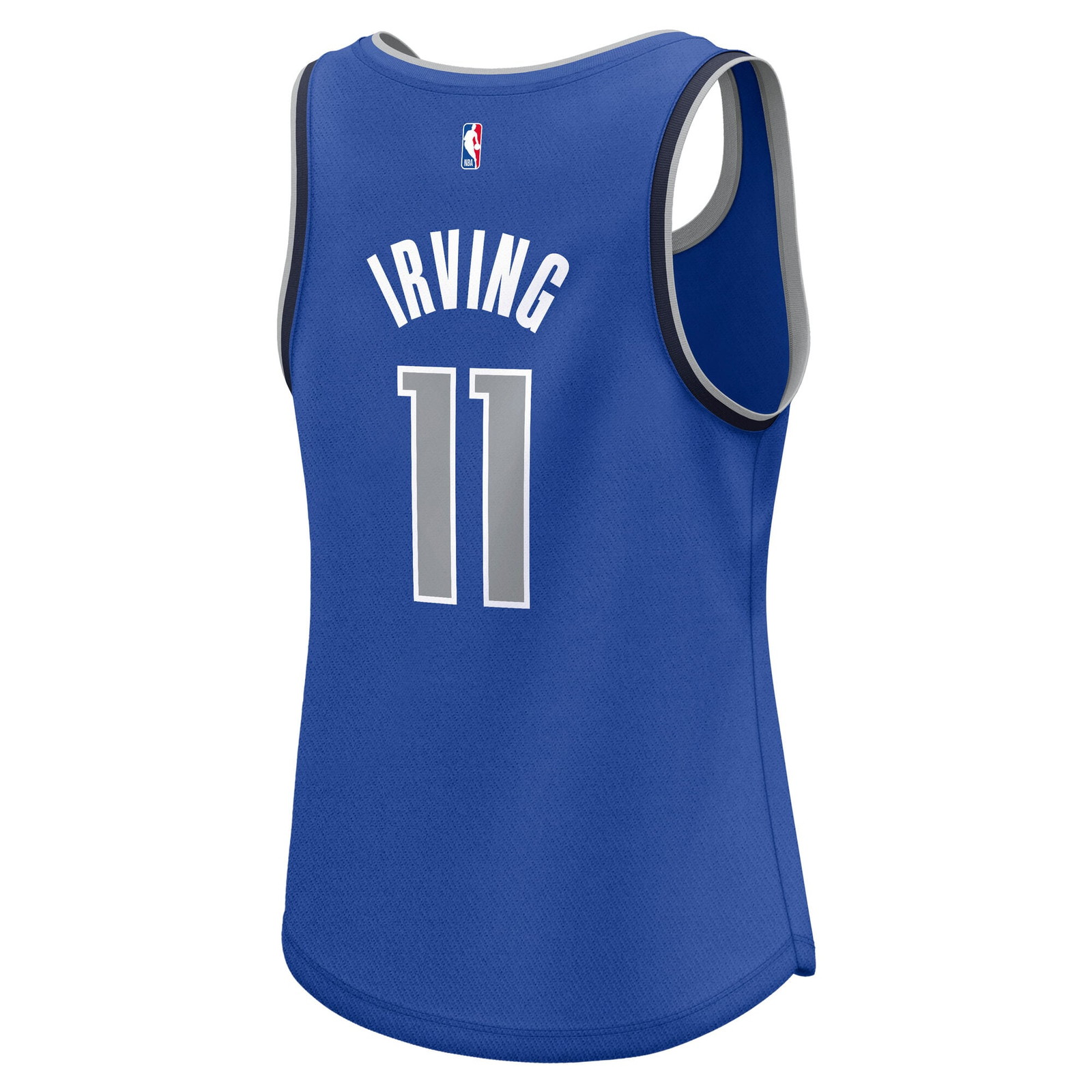 Kyrie Irving Dallas Mavericks Women's Fast Break Player Jersey Icon Edition Blue - back view